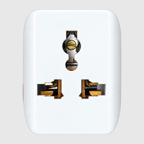 3 Pin Multi Plug Type D (India Pin) Travel Adapters