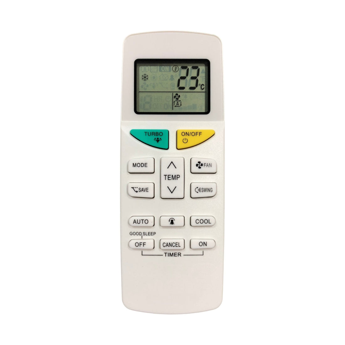 Upix Compatible Daikin and Daikin Inverter AC Remote No. 132F (No Backlight)
