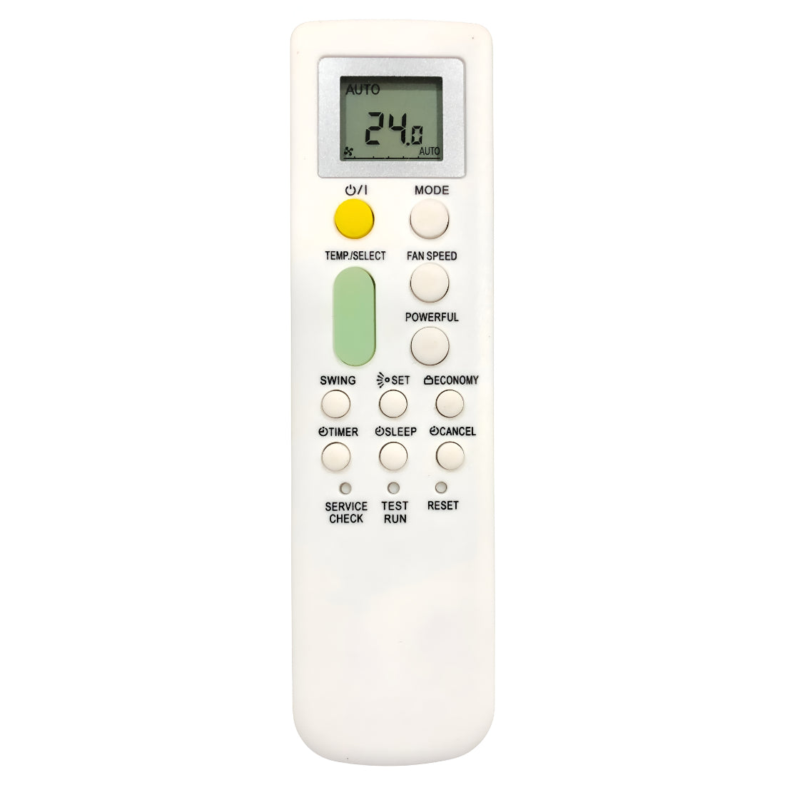 Upix Compatible O General AC Remote No. 252A (No Backlight)