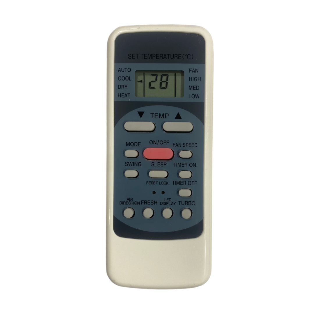 Upix Compatible Marq AC Remote No. 12 (No Backlight)