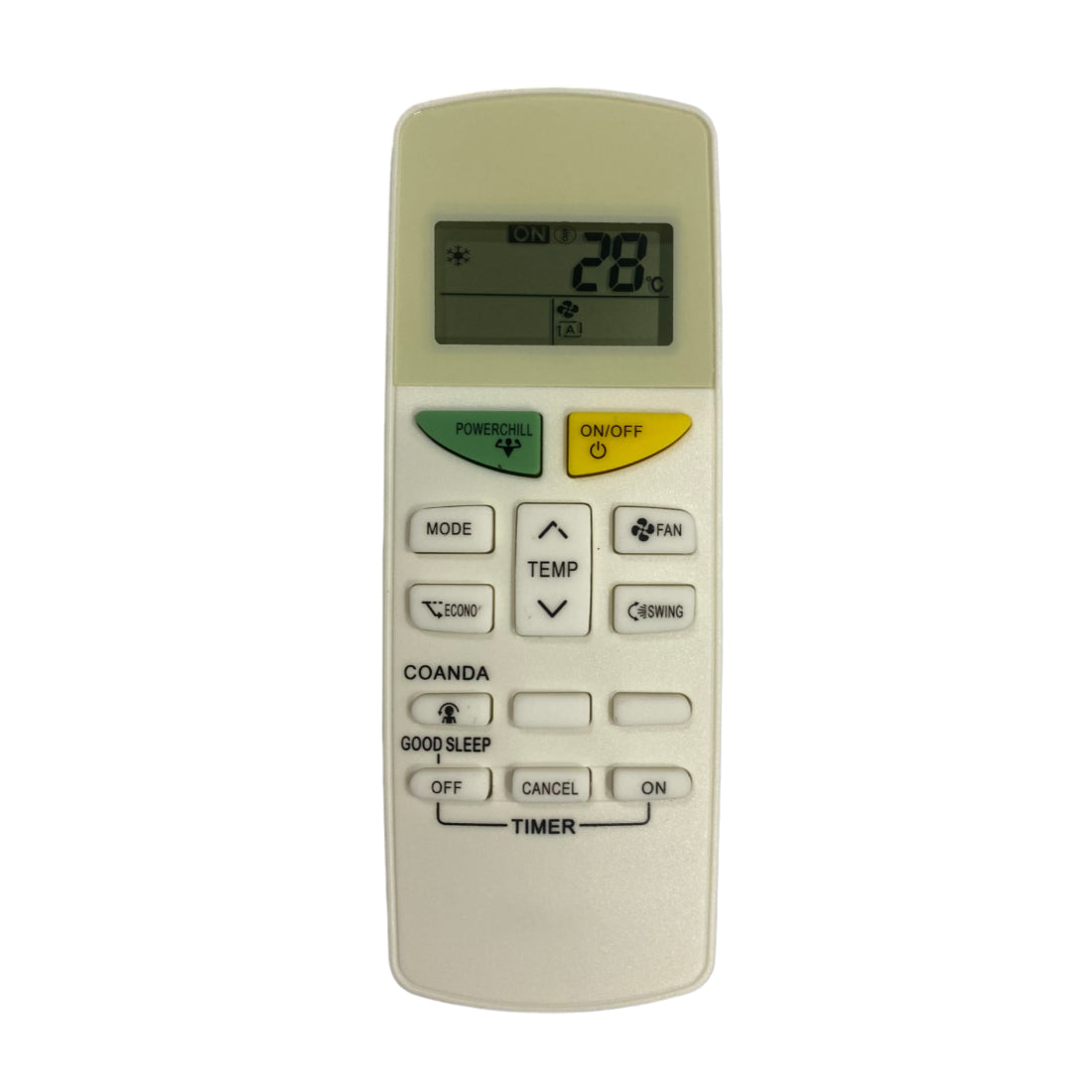 Upix Compatible Daikin and Daikin Inverter AC Remote No. 132E (No Backlight)