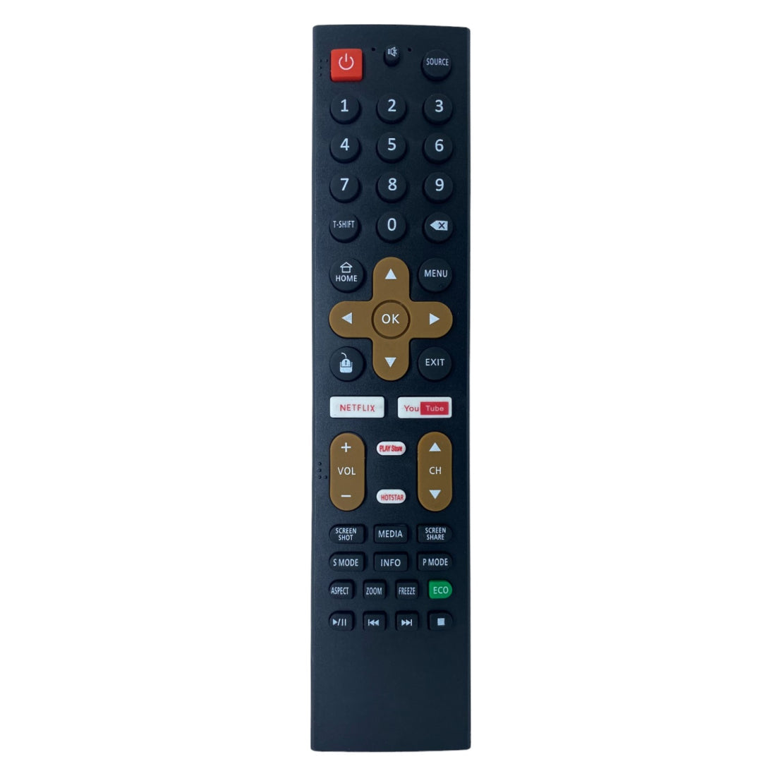 Upix Compatible Treeview Smart TV Remote No. 1089 (No Voice)