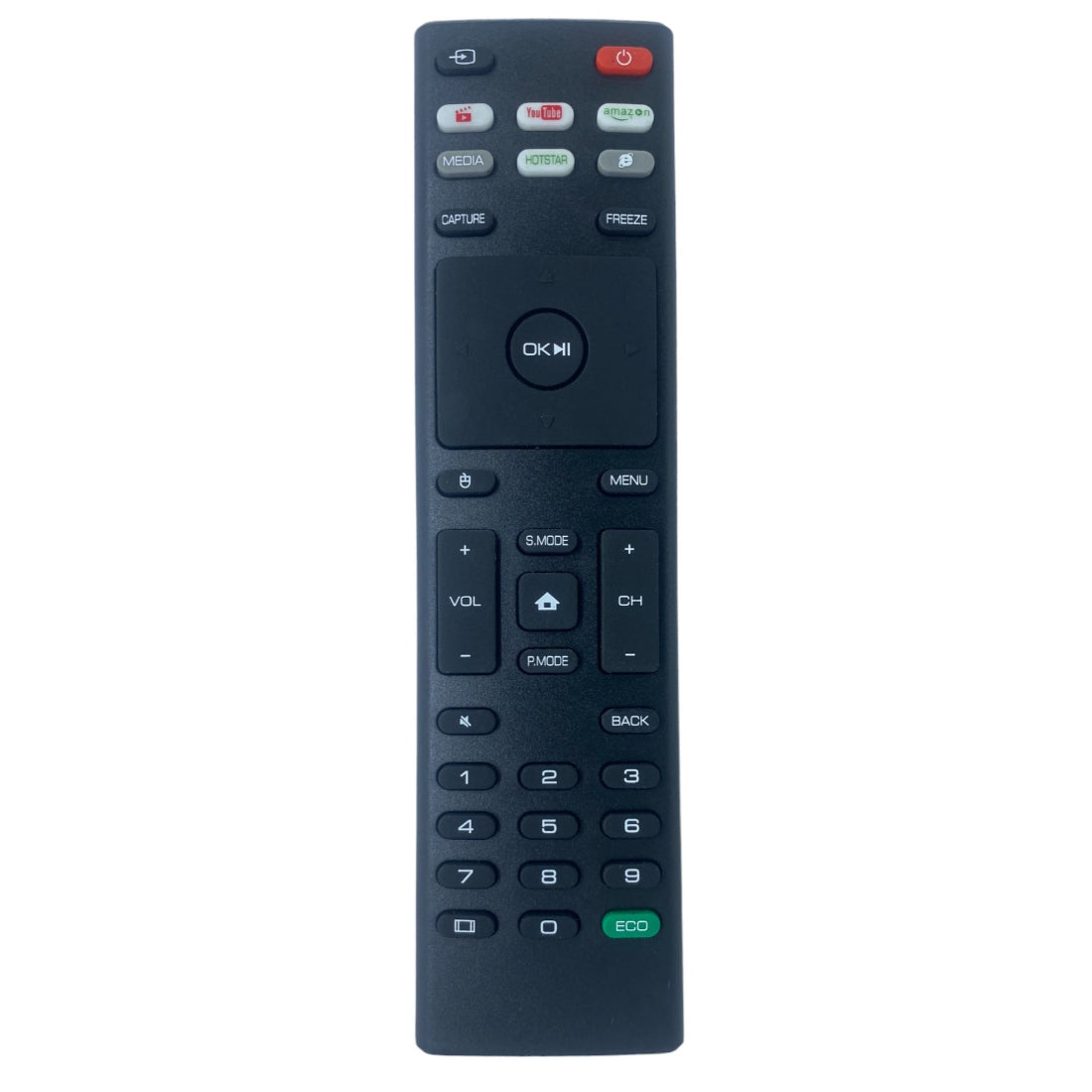 Upix Compatible YC Smart TV Remote No. 1091 (No Voice)