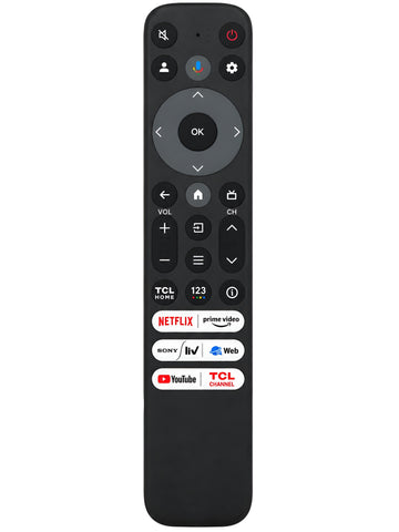 Upix Compatible TCL Smart TV Remote No. 1094, with Voice, Pairing is Required