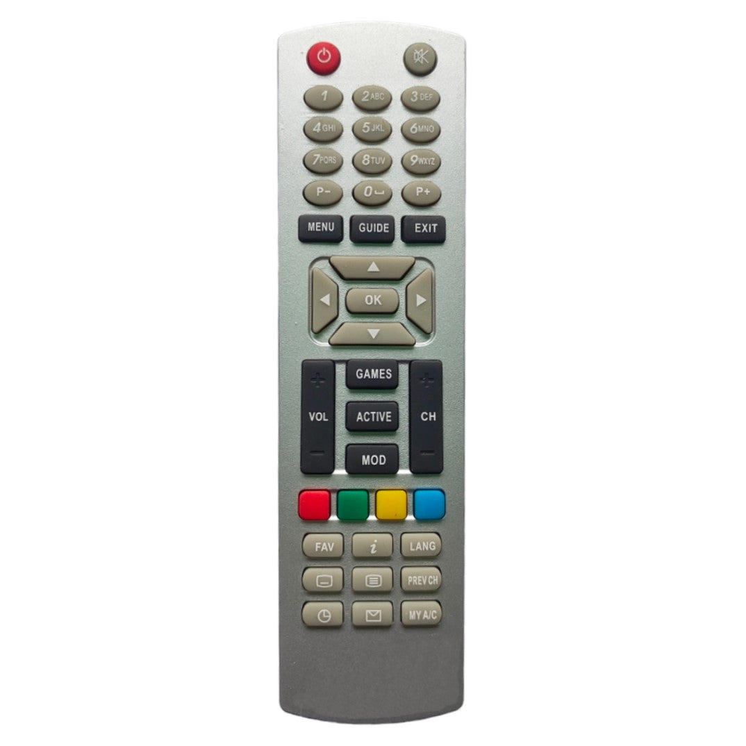 Upix Compatible Dish TV Zenega - 4 DTH Remote. 10 (No Recording)