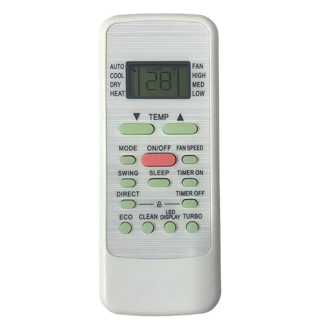 Upix Compatible Bluestar AC Remote No. 12A (No Backlight)