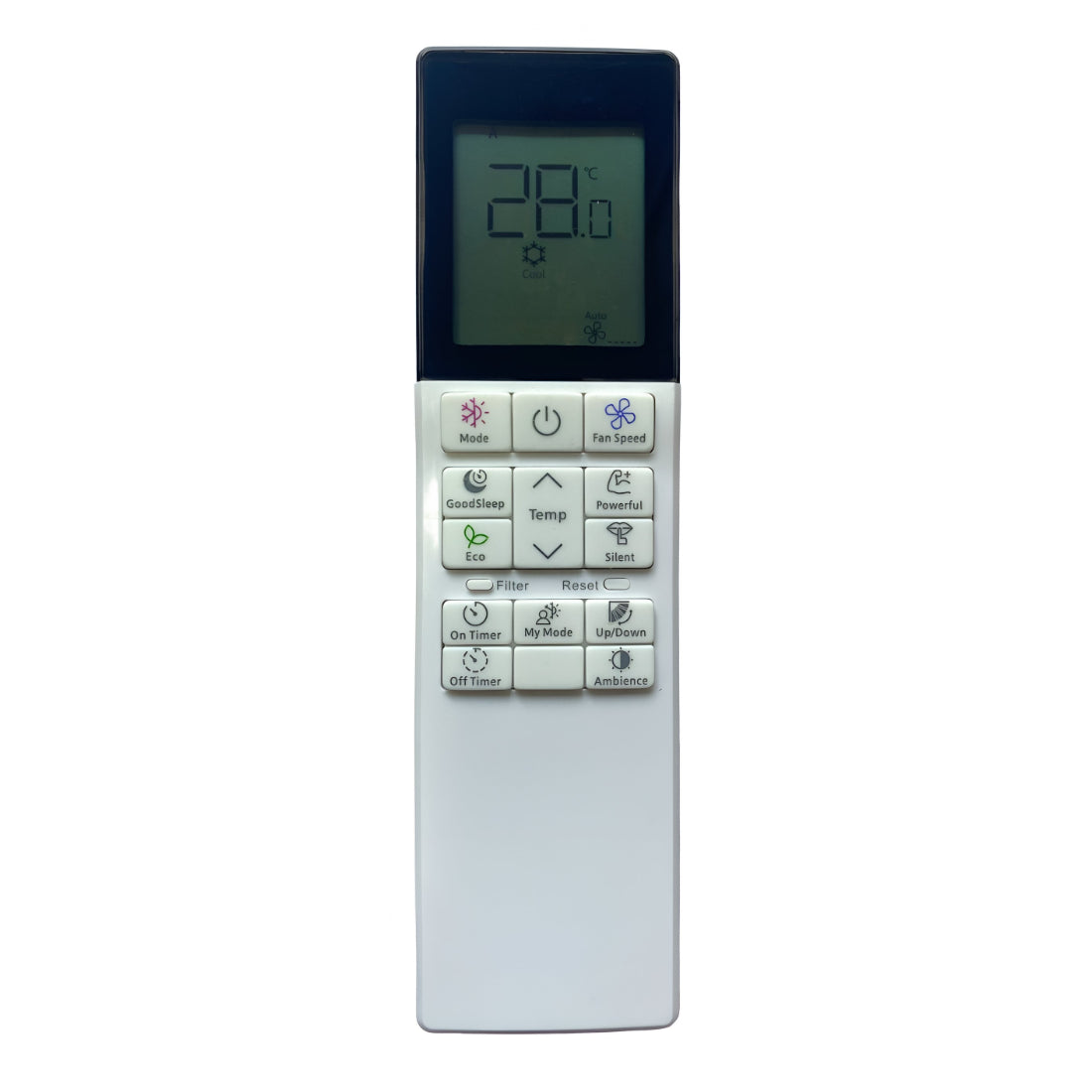 Upix Compatible Hitachi AC Remote No. 272 (No Backlight)