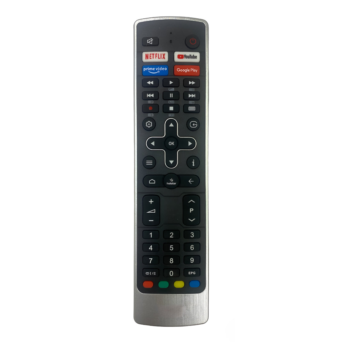 Upix Compatible Vu Smart TV Remote No. 1132 (No voice)