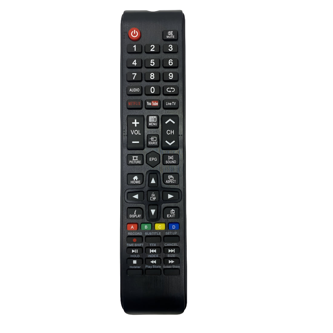 Upix Compatible China Smart TV LCD/LED Remote No. 1142 (No voice)