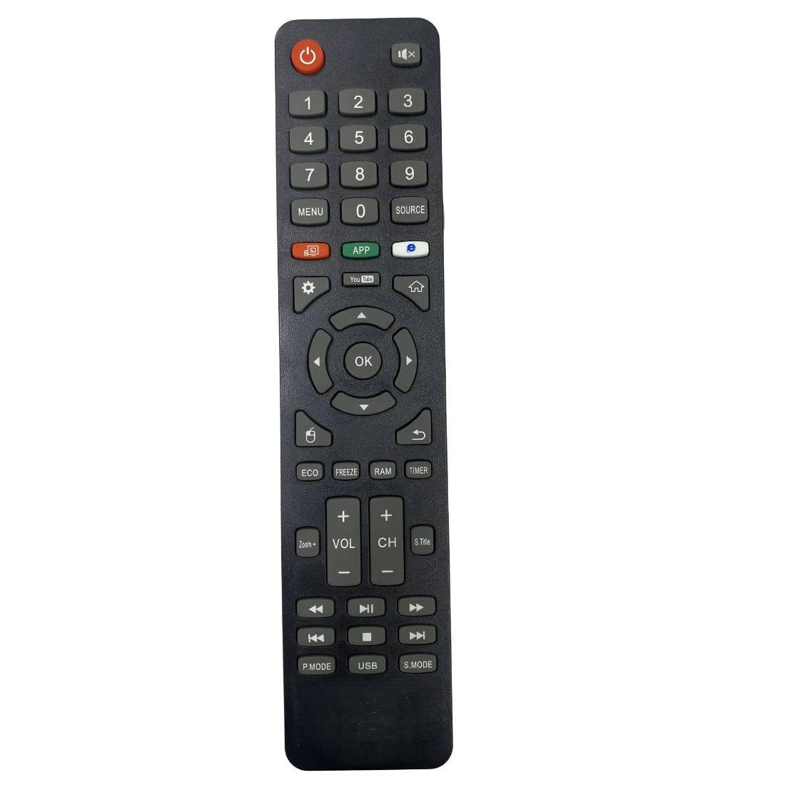 Upix Compatible China Smart TV Remote No. 1144 (No voice)