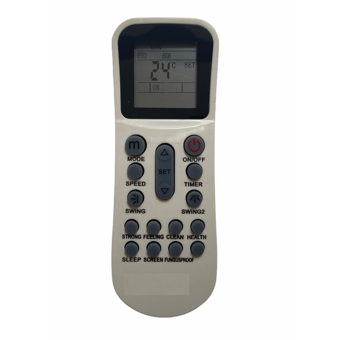 Upix Compatible Bluestar AC Remote No. 125 (No Backlight)