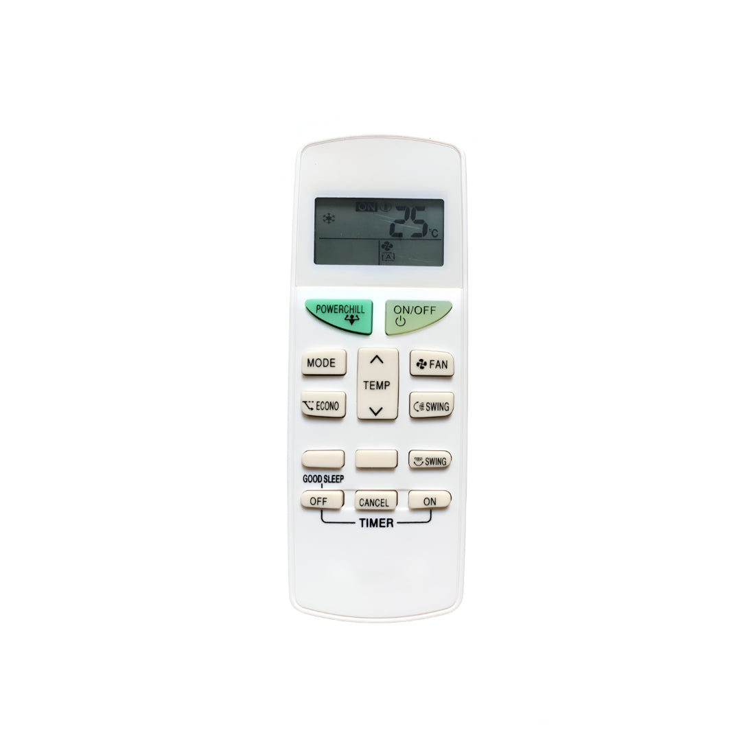 Upix Compatible Daikin AC Remote No. 132E (No Backlight)
