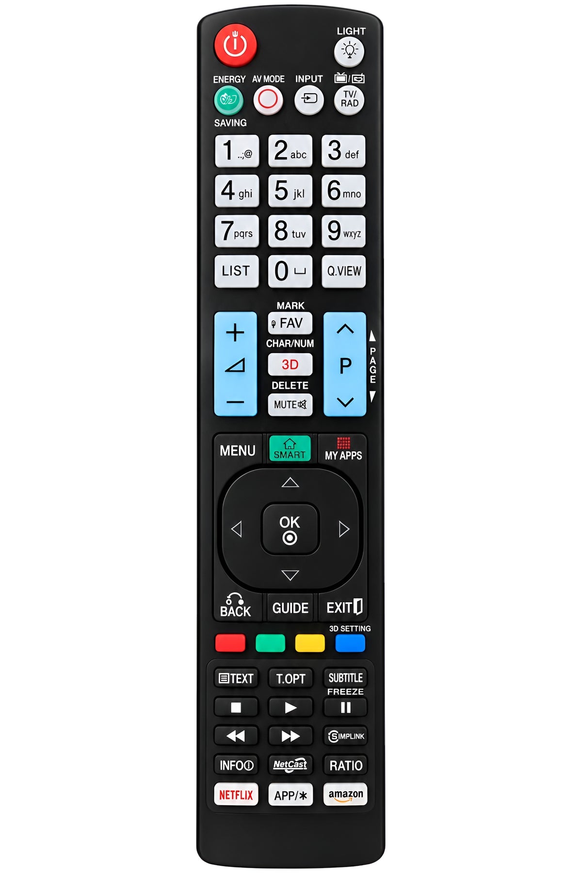 Upix Compatible LG LCD/LED TV Remote No. 1177