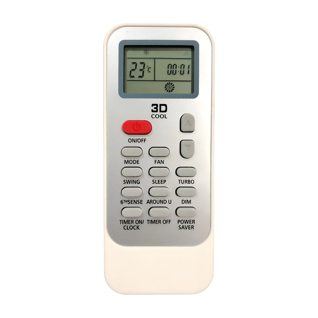 Upix Compatible Whirlpool AC Remote No. 129 (No Backlight)