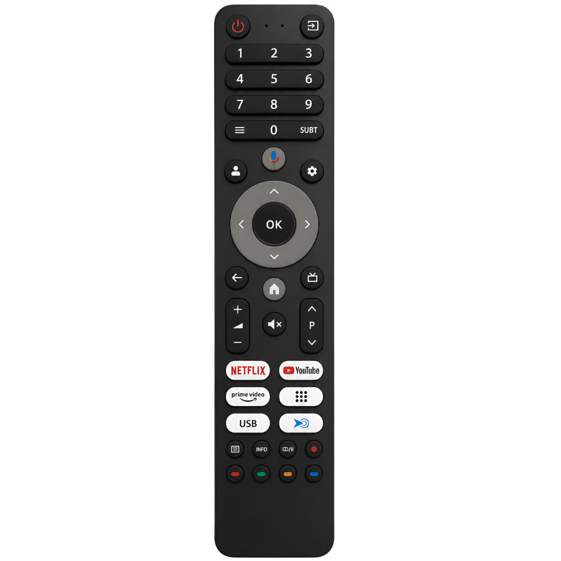 Upix Compatible Impex Smart TV Remote No. 1204 (No Voice)