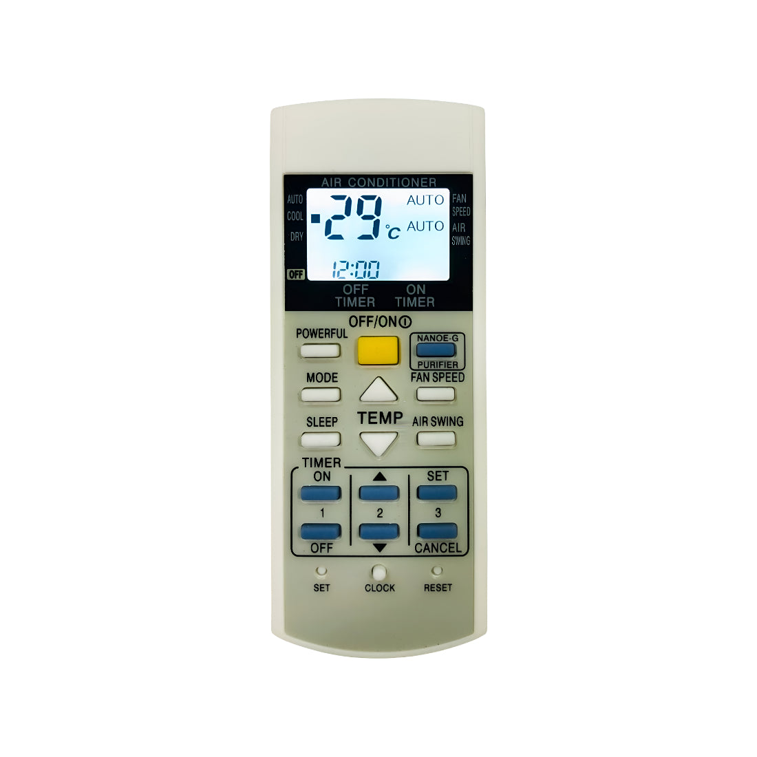 Upix Compatible Panasonic AC Remote No. 29D (with Backlight)