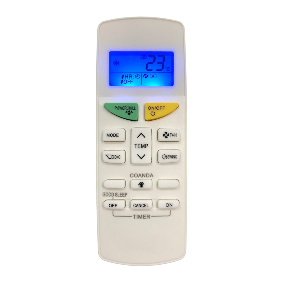 Upix Compatible Daikin AC Remote No. 132B (with Backlight)