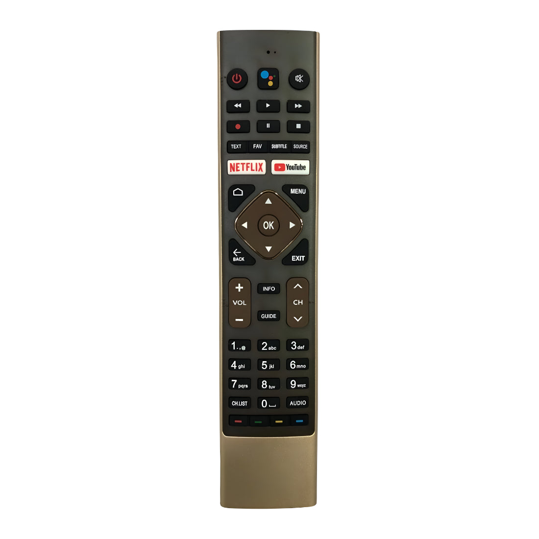 Upix Compatible Haier Smart TV Remote No. 1276, with Voice, Pairing is Required