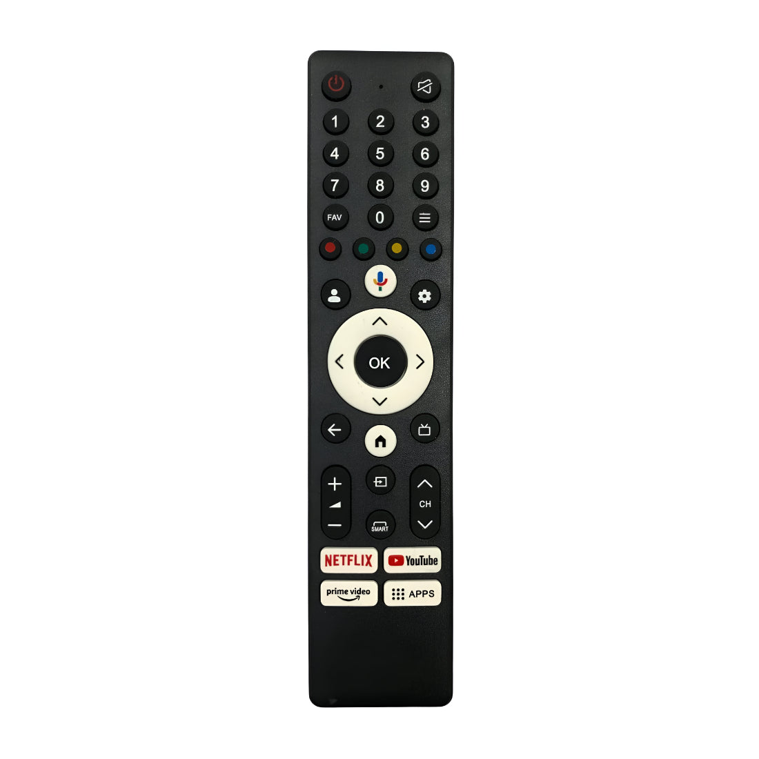 Upix Compatible Onida Smart TV Remote No. 1287 (No Voice)