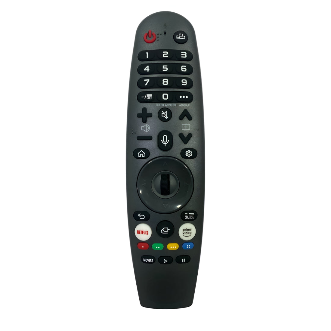 Upix Compatible Lloyd Smart TV Remote No. 1313, with Voice, Mouse or Scroller Point, Pairing is Required