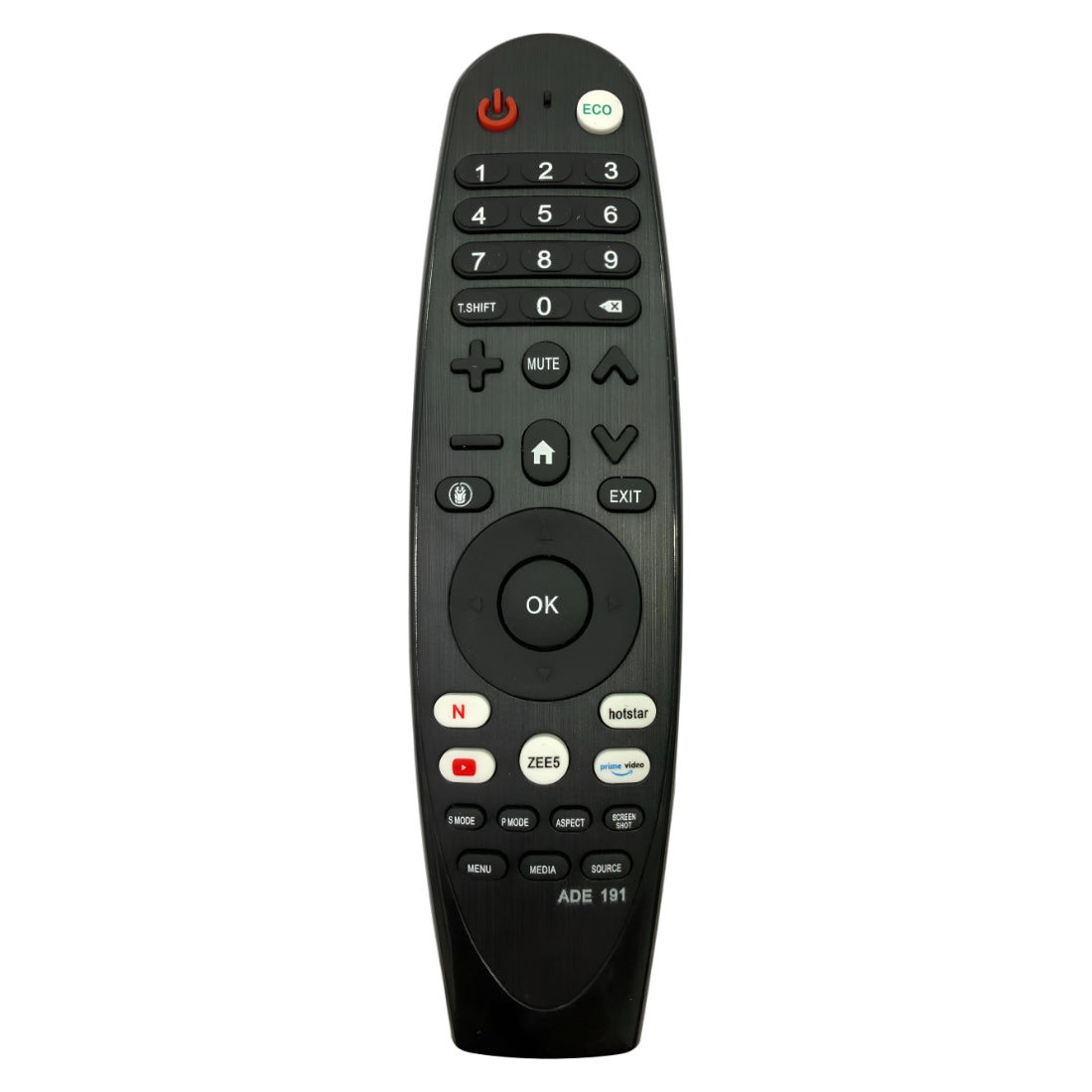 Upix Compatible Treeview Smart TV Remote No. 1334 (No Voice)