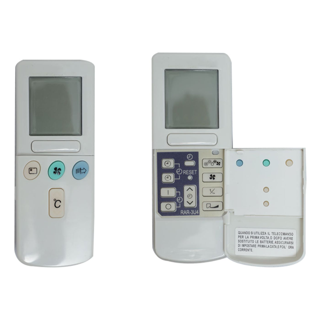 Upix Compatible Hitachi AC Remote No. 154 (No Backlight)