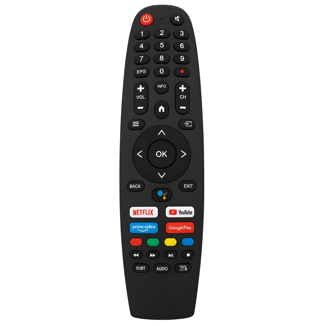 Upix Compatible Sansui Smart TV Remote No. 1341, with Voice, Pairing is Required