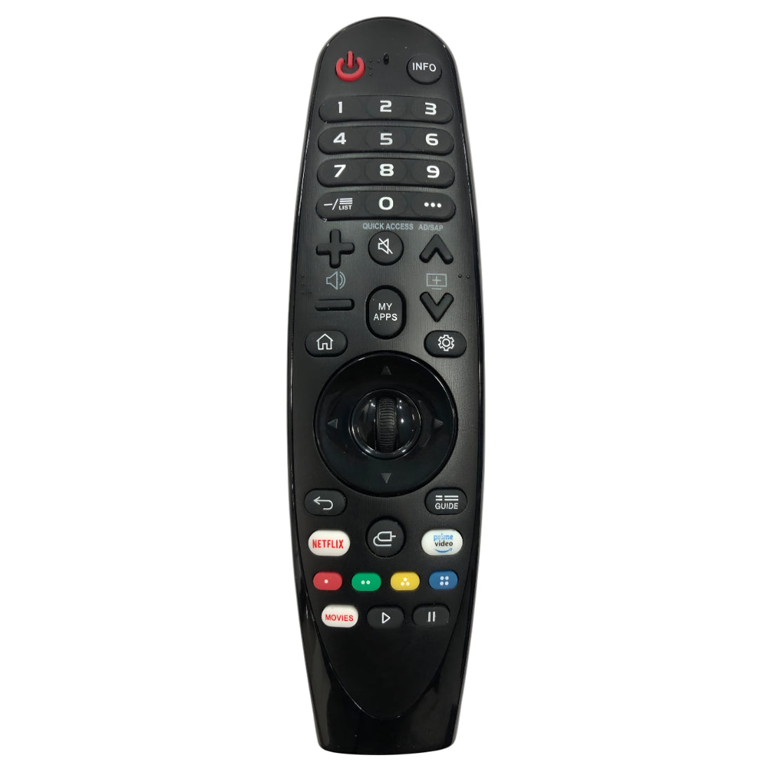 Upix Compatible LG Smart TV Remote No. AKB75855501 (No Voice, Without Scroll Mouse Pointer)