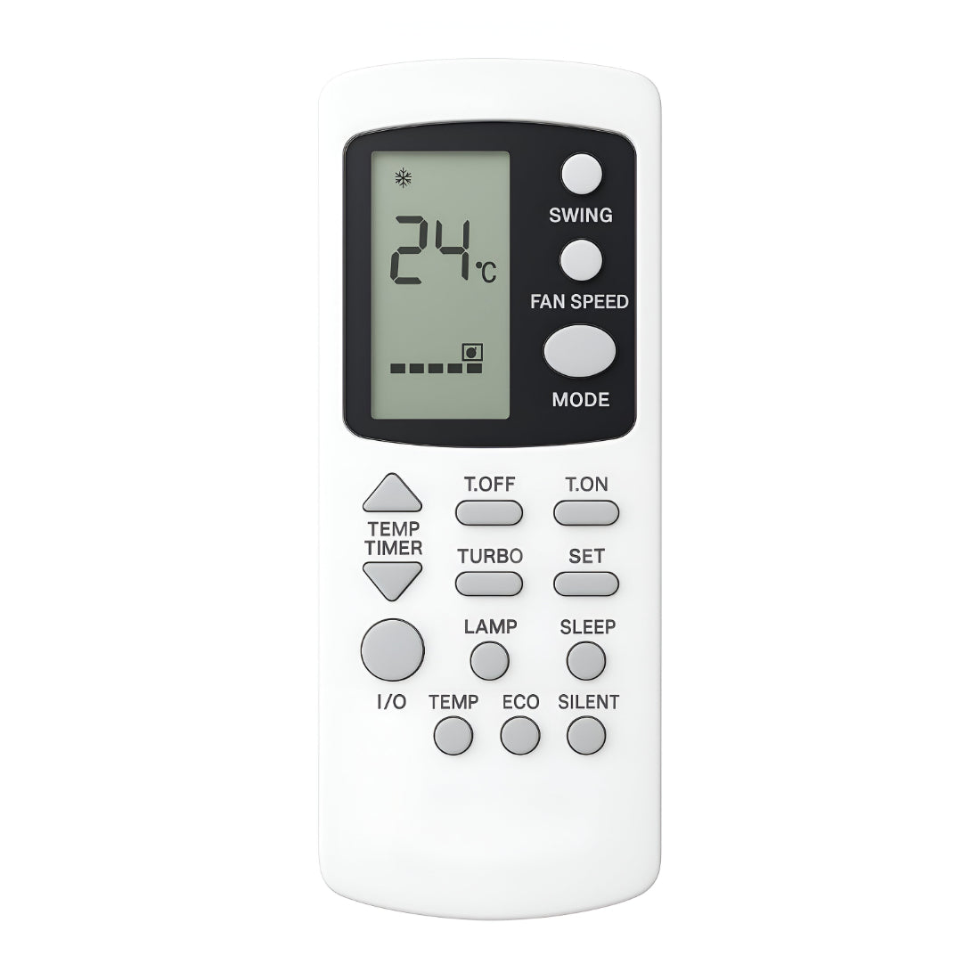 Upix Compatible Whirlpool AC Remote No. 210A (No Backlight)
