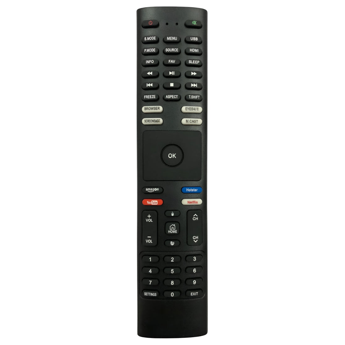 Upix Compatible Alfa Smart TV Remote No. 1350 (No Voice)