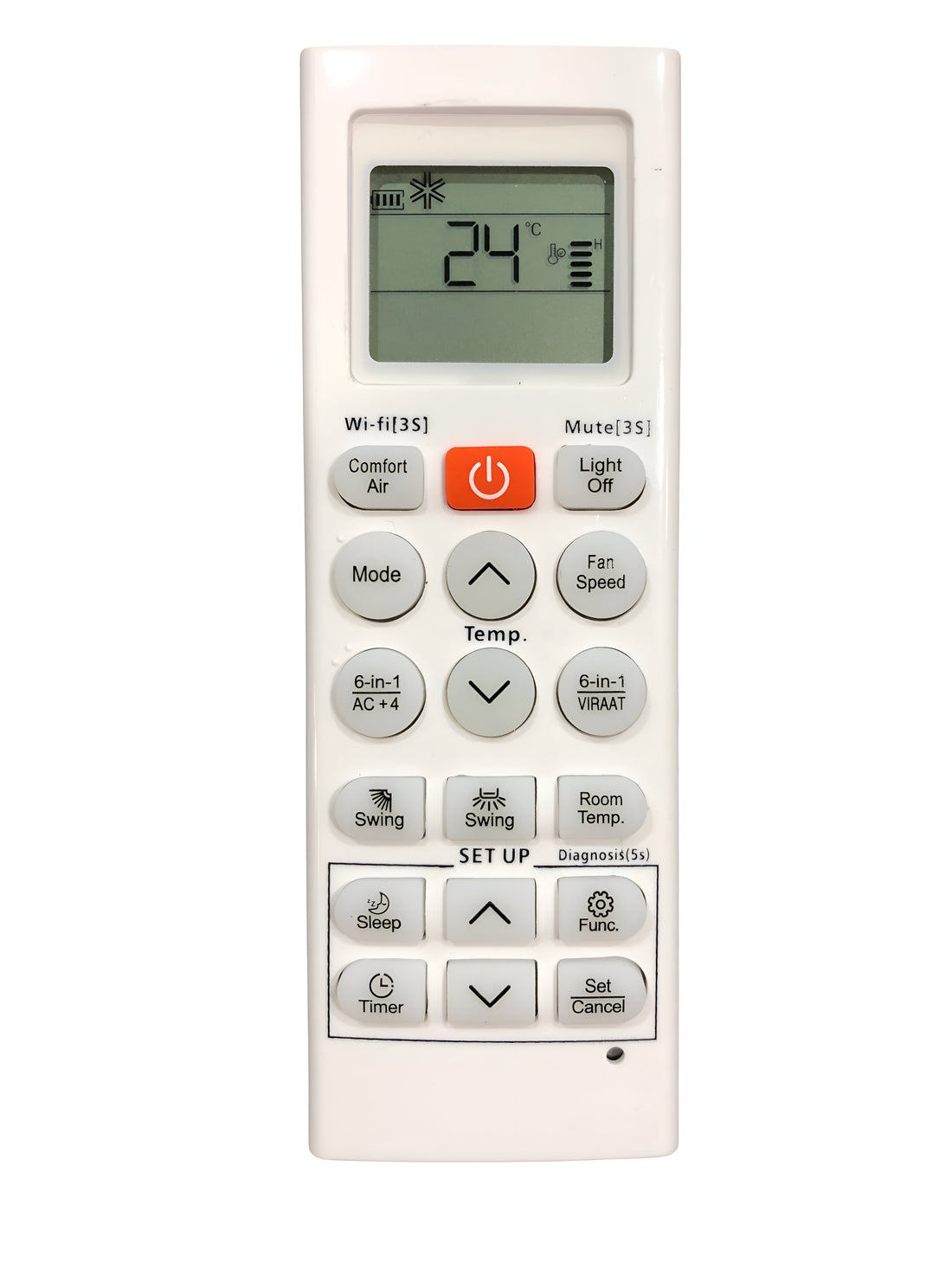 Upix Compatible LG AC Remote No. 36U (No Backlight)