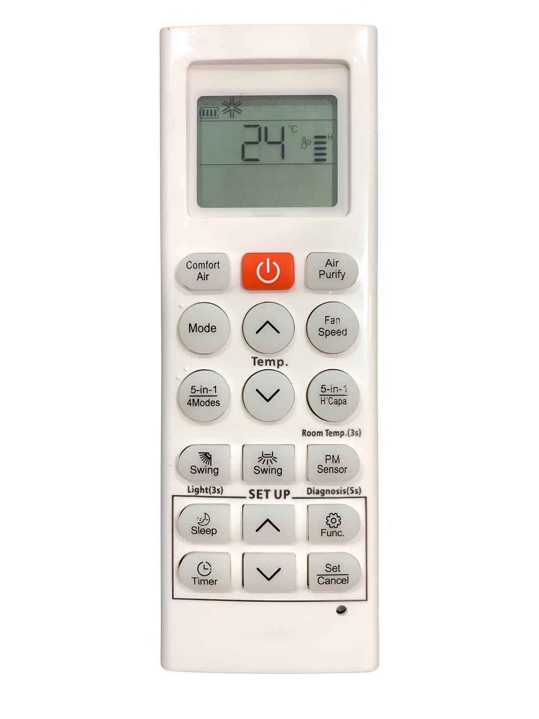 Upix Compatible LG AC Remote No. 36R (No Backlight)