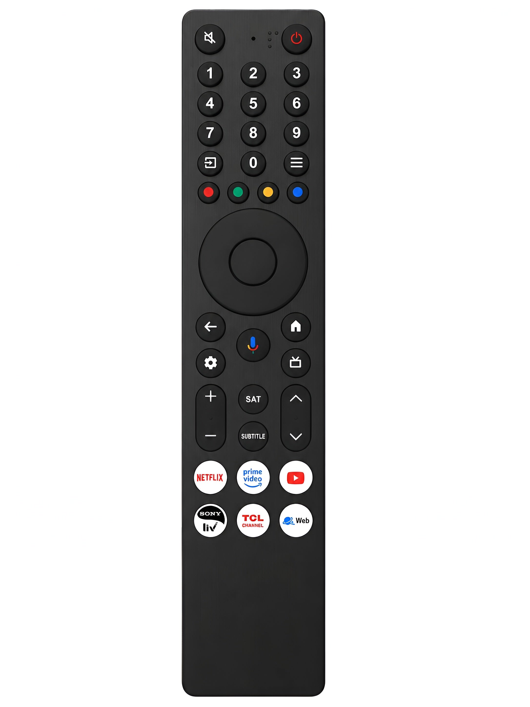 Upix Compatible TCL Smart TV Remote No. 1373 (No Voice)