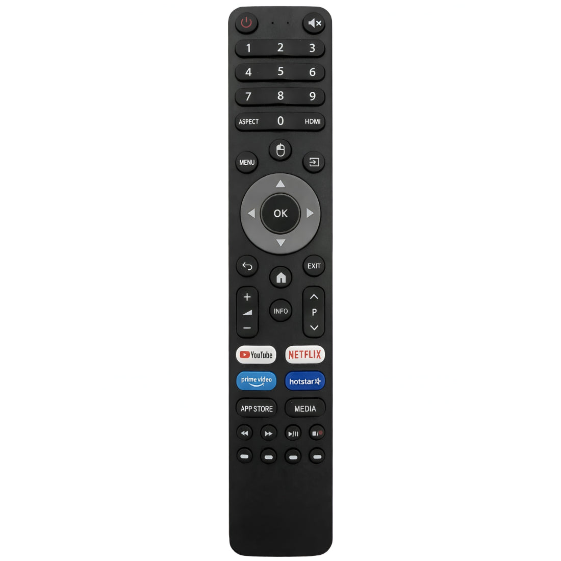 Upix Compatible Weston Smart TV Remote No. 1391 (No Voice)
