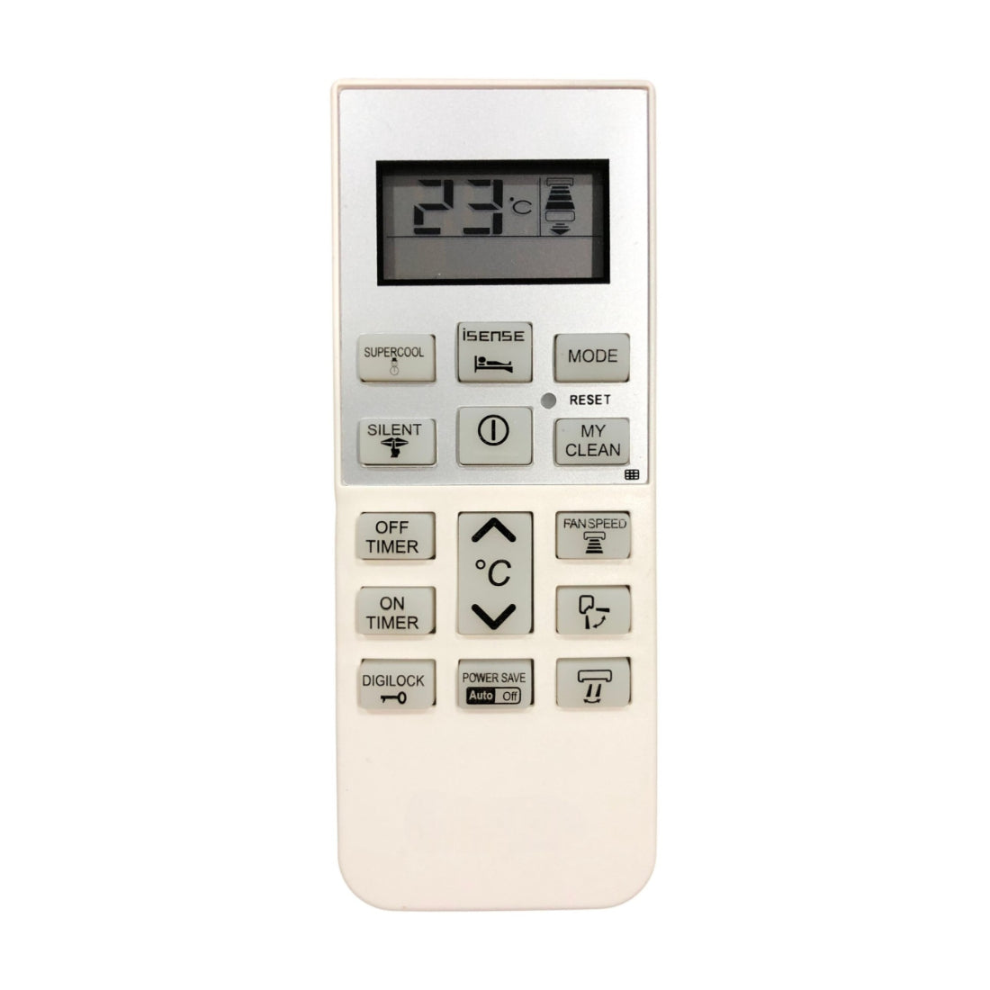Upix Compatible Hitachi AC Remote No. 168 (No Backlight)