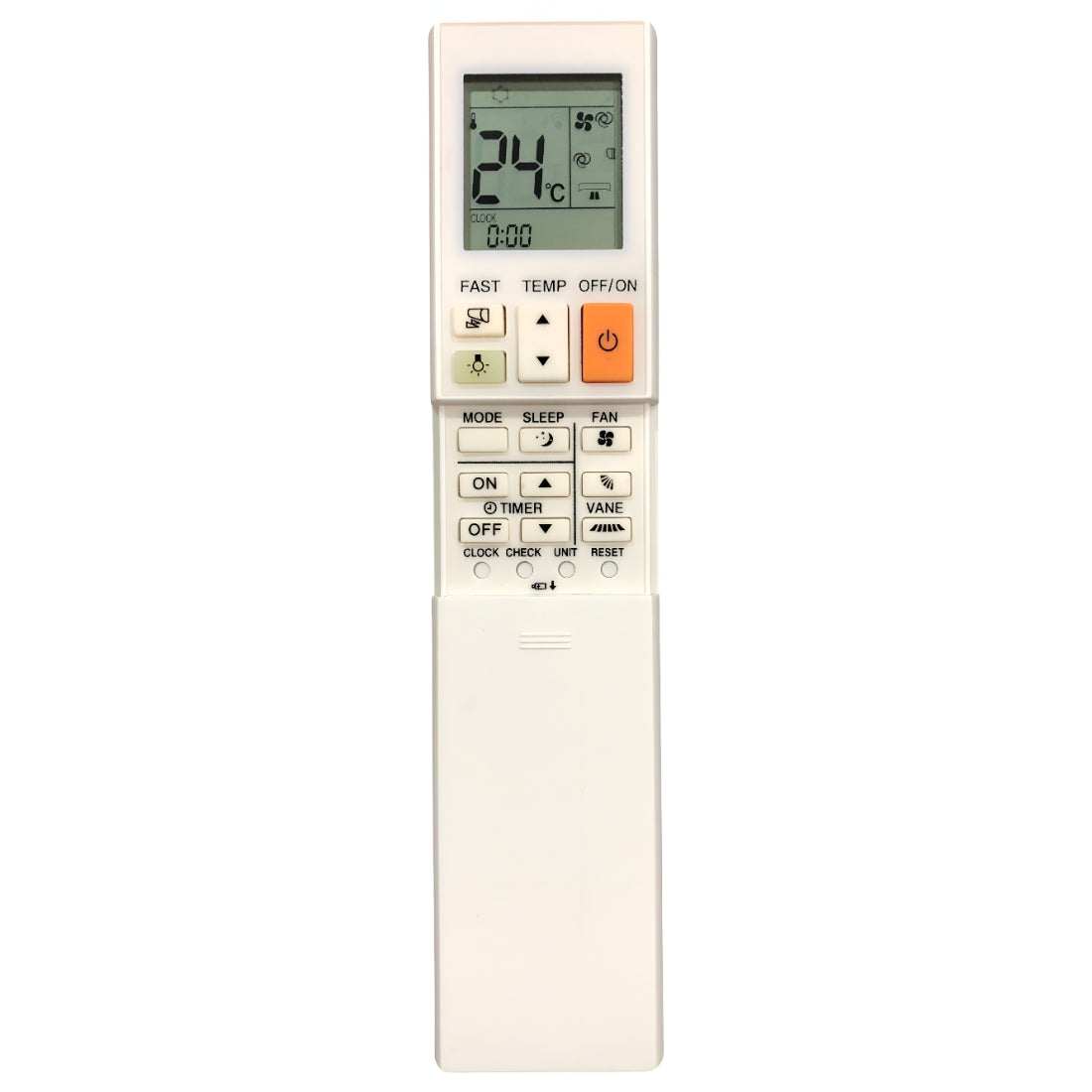 Upix Compatible for Mitsubishi AC Remote No. 304 (No Backlight)