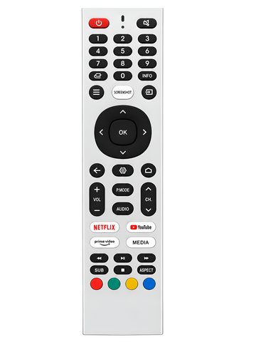 Upix Compatible Elista Smart TV Remote No. 1389 (No Voice)