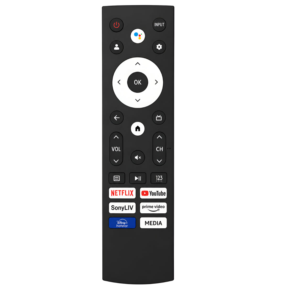 Upix Compatible Hisense Smart TV Remote No. 1436 | with Voice |