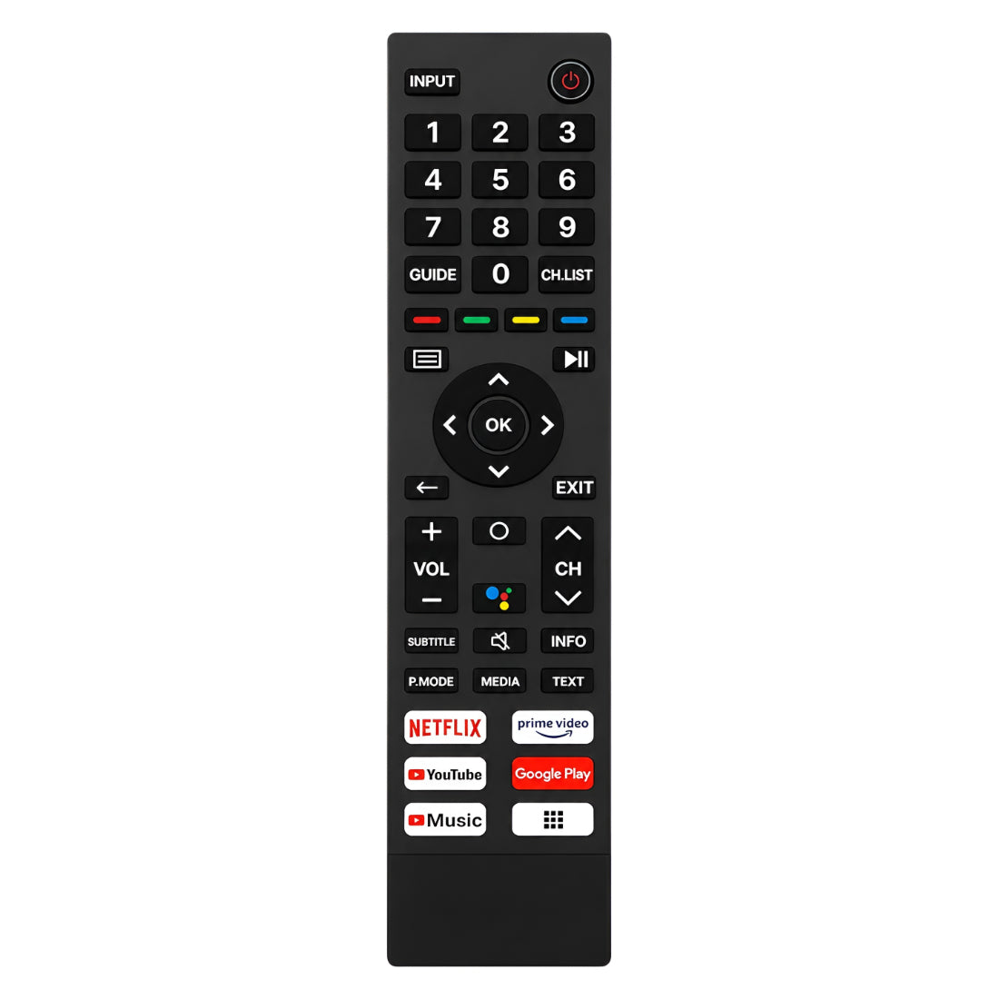 Upix Compatible Hisense Smart TV Remote No. 1437 | with Voice |