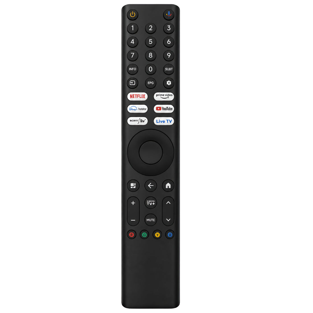 Upix Compatible Xiaomi Mi Smart TV Remote No. 1438 | with Voice |