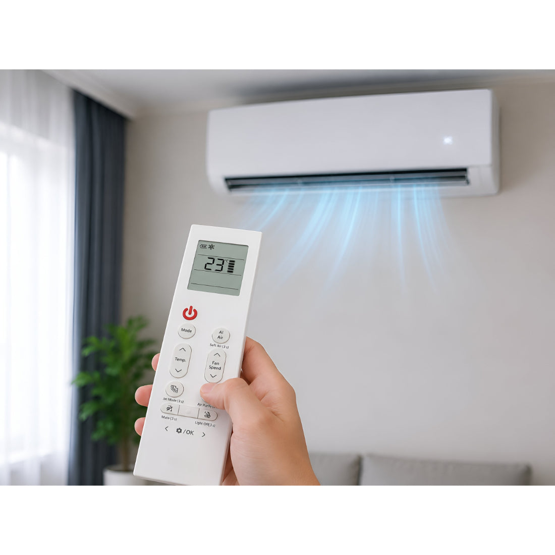 Upix Compatib LG AC Remote No. 356B | No Backlight