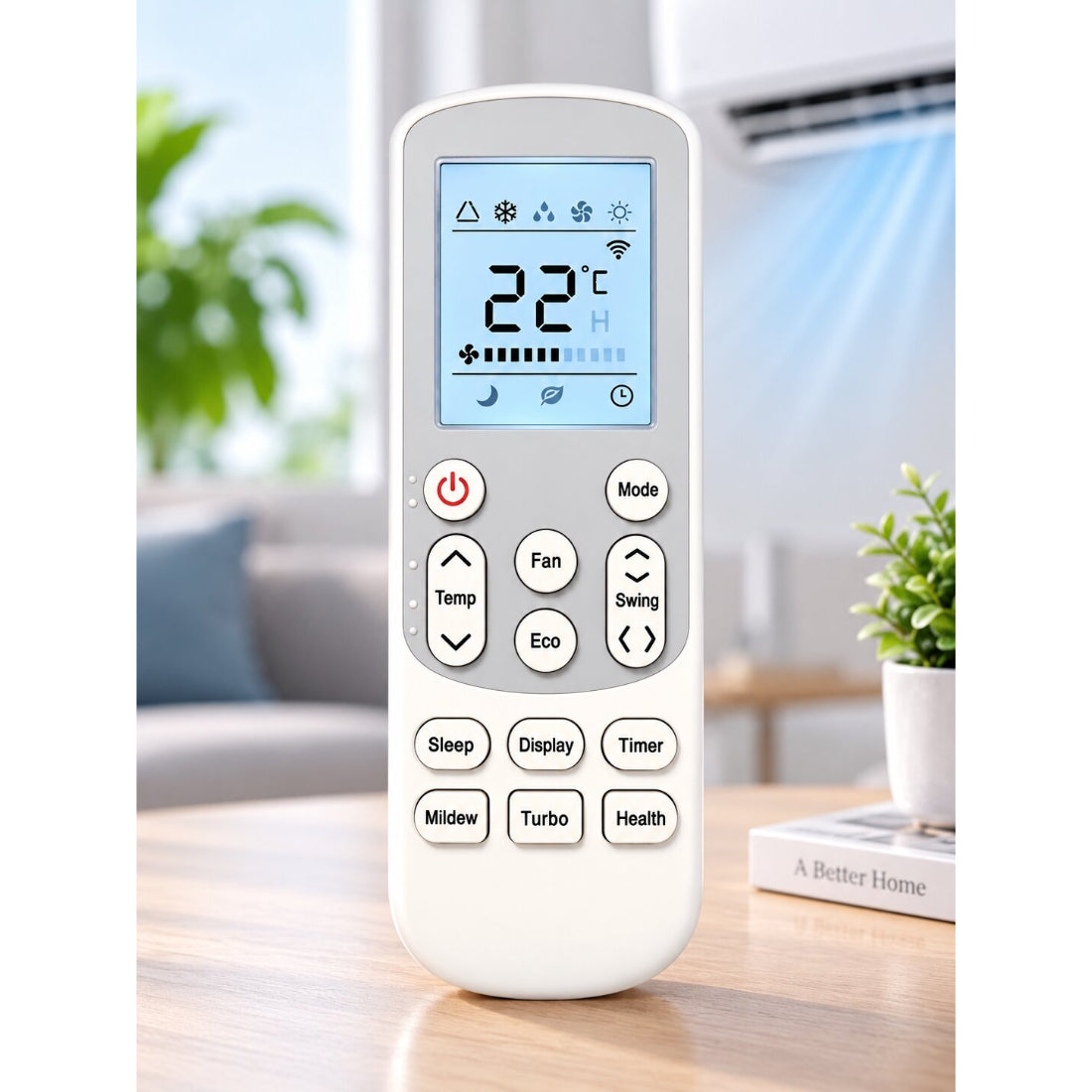 Upix Compatible for Godrej AC Remote No. 191A |with Backlight