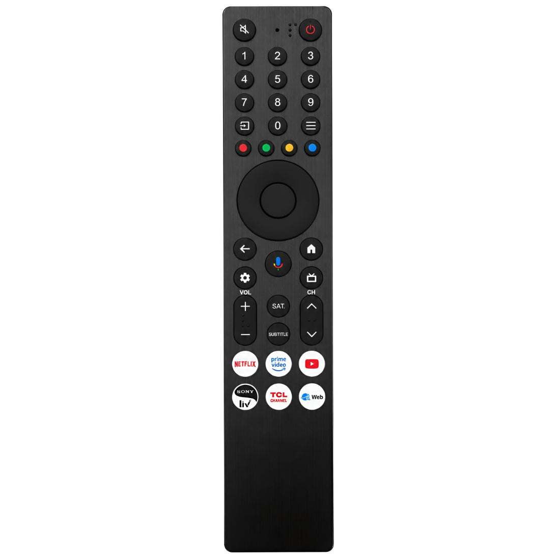 Upix Compatible for TCL Smart TV Remote No. 1467 | with Voice