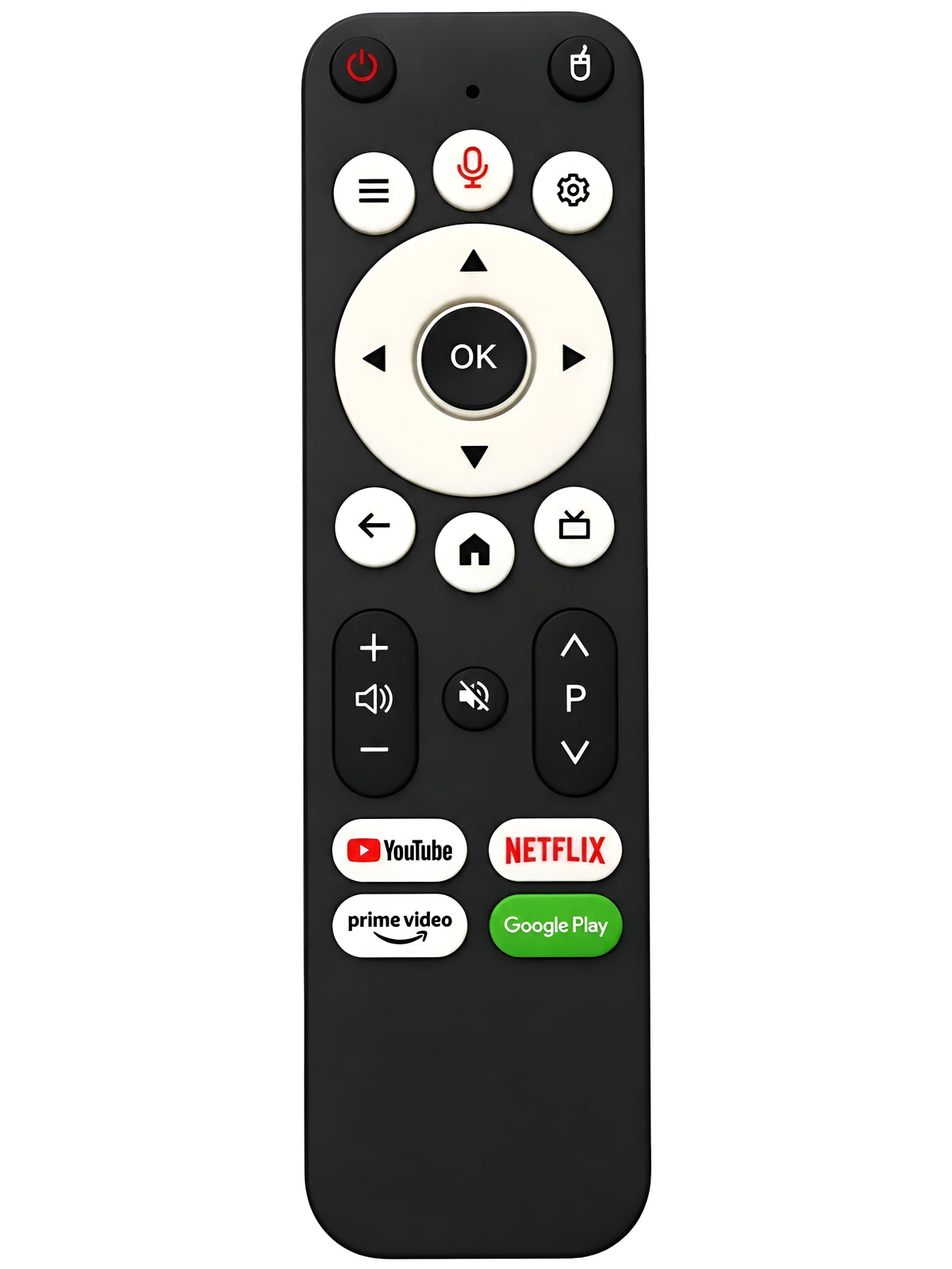 Upix Compatible for Sharp Smart TV Remote No. 1472 | No Voice