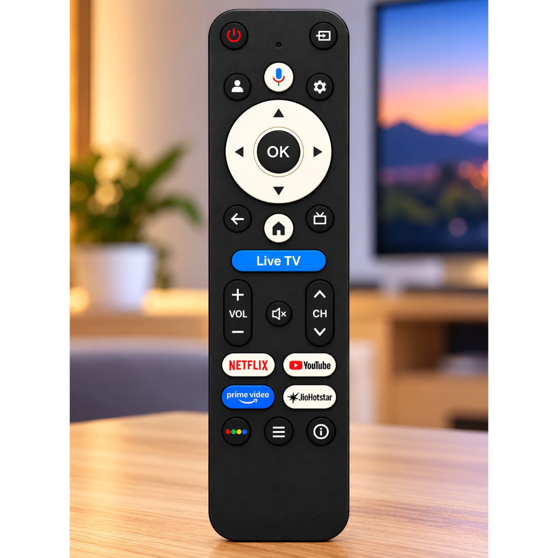 Upix Compatible Croma Smart TV Remote No. 1481 | No Voice
