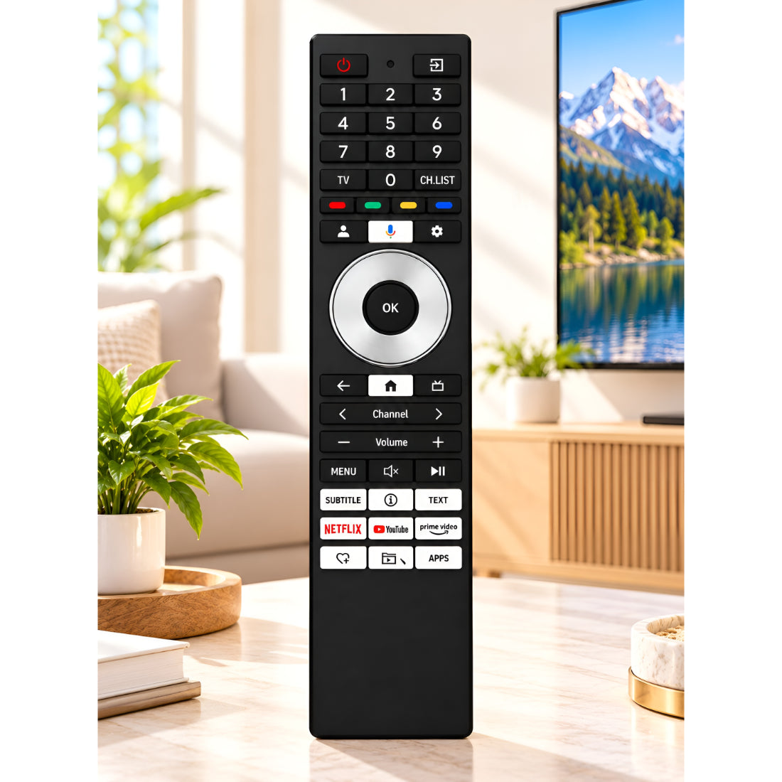 Upix Compatible Toshiba Smart TV Remote No. 1484 | No Voice