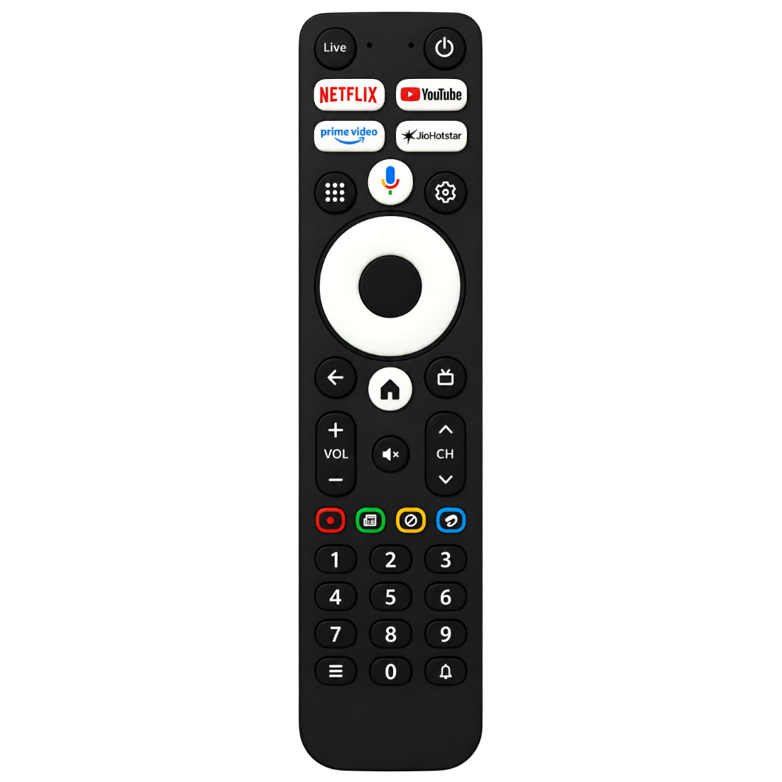 Upix Compatible Airtel Xstream Smart TV Remote No. 1486 | with Voice