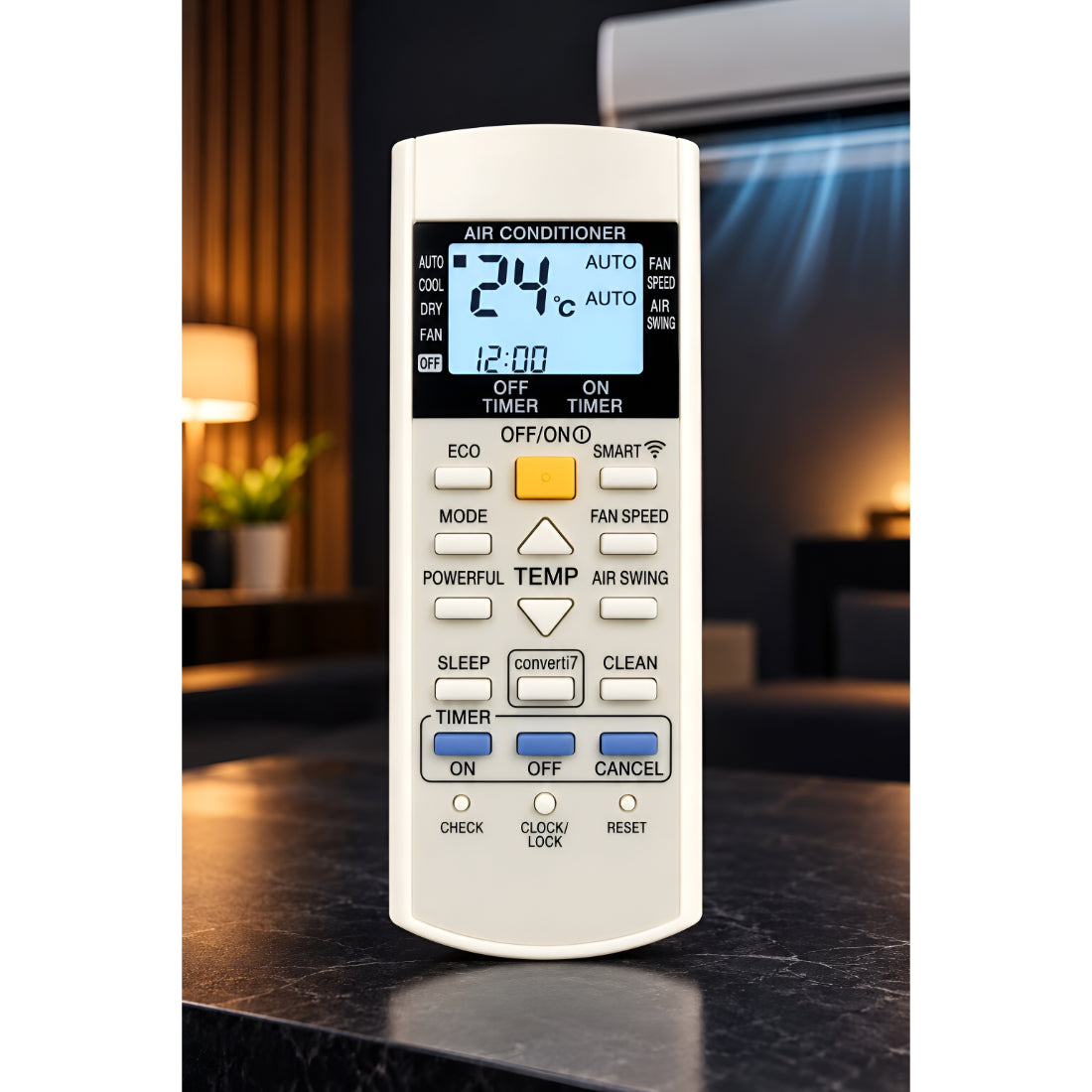 Upix Compatible for Panasonic AC Remote No. 29J | with Backlight