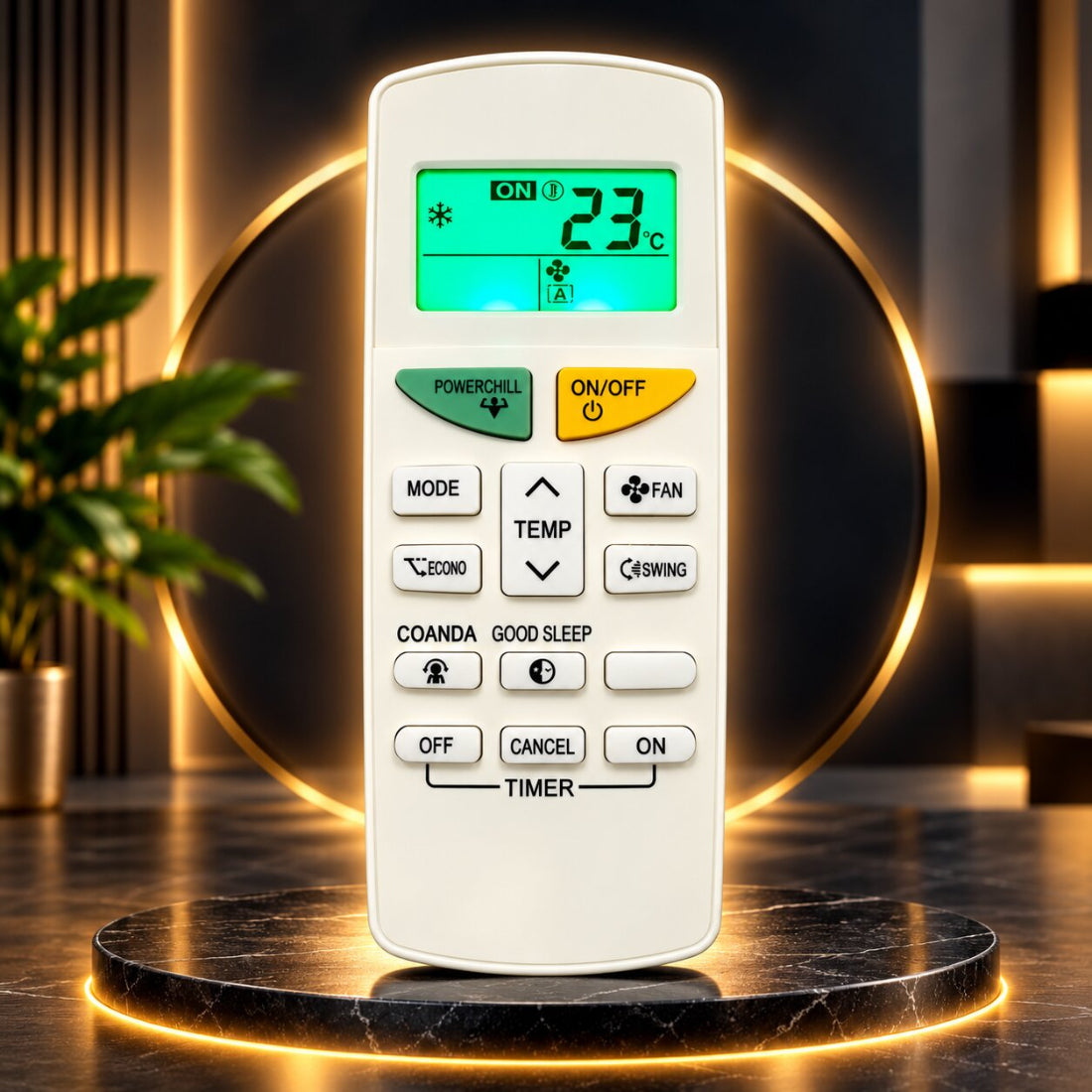 Upix Compatible Camipro AC Remote No. 31E | with Backlight