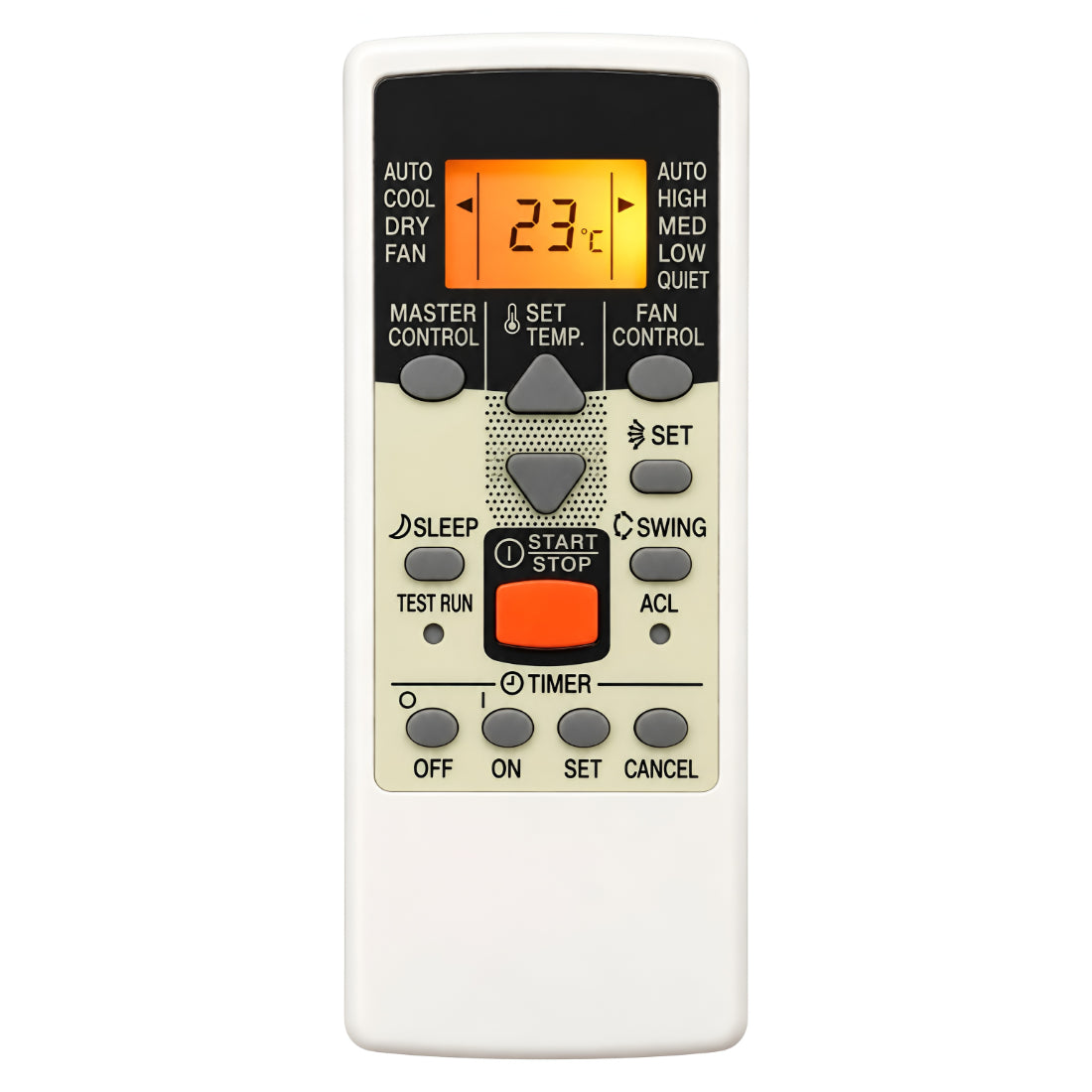 Upix Compatible Hitachi AC Remote No. 272B | No Backlight